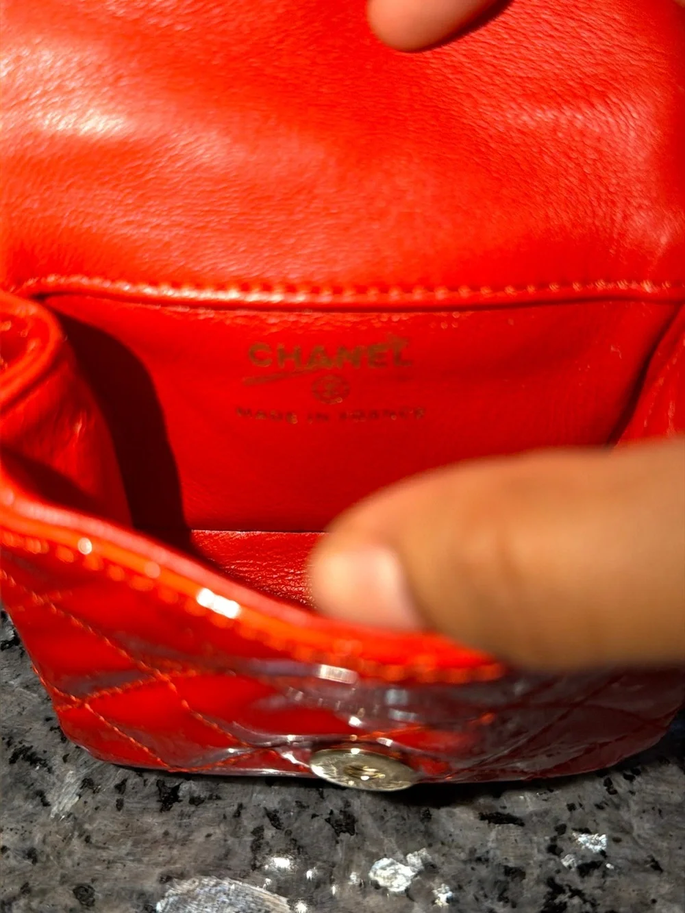 CHANEL ankle monitor bag